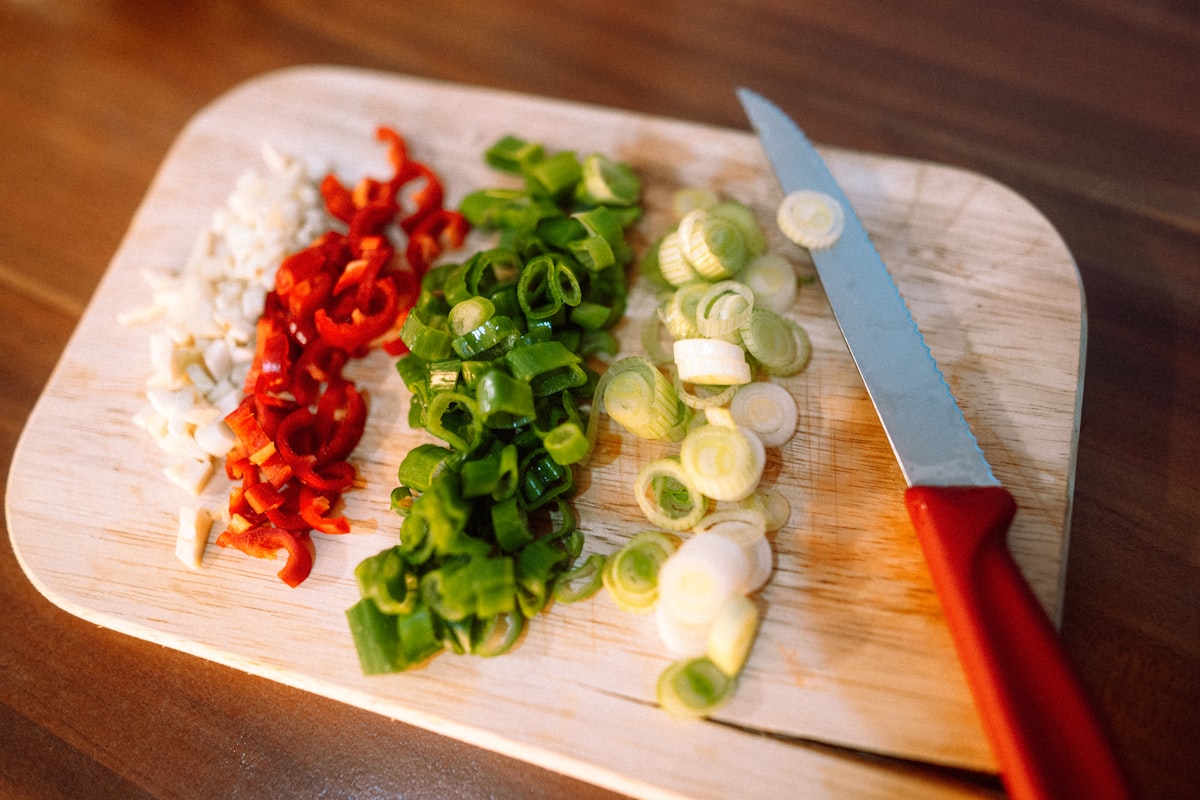 Fresh vegetables and healthy cooking ingredients