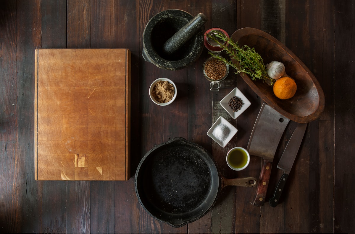Team collaboration in a modern kitchen workspace